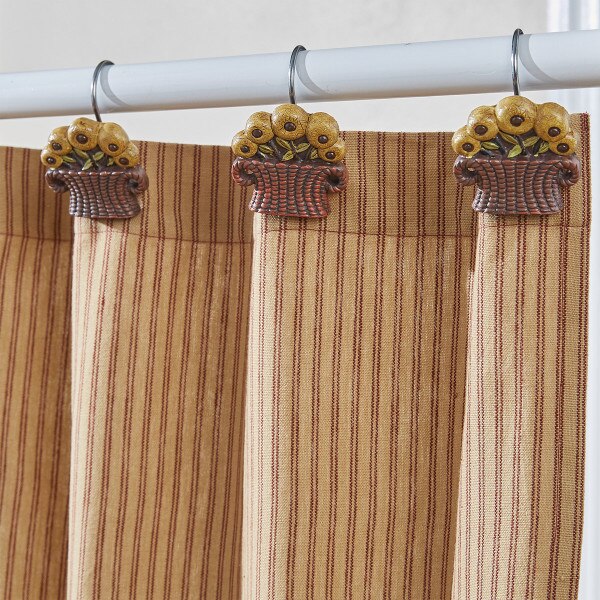 Folk Crow Shower Curtain Hooks Park Designs
